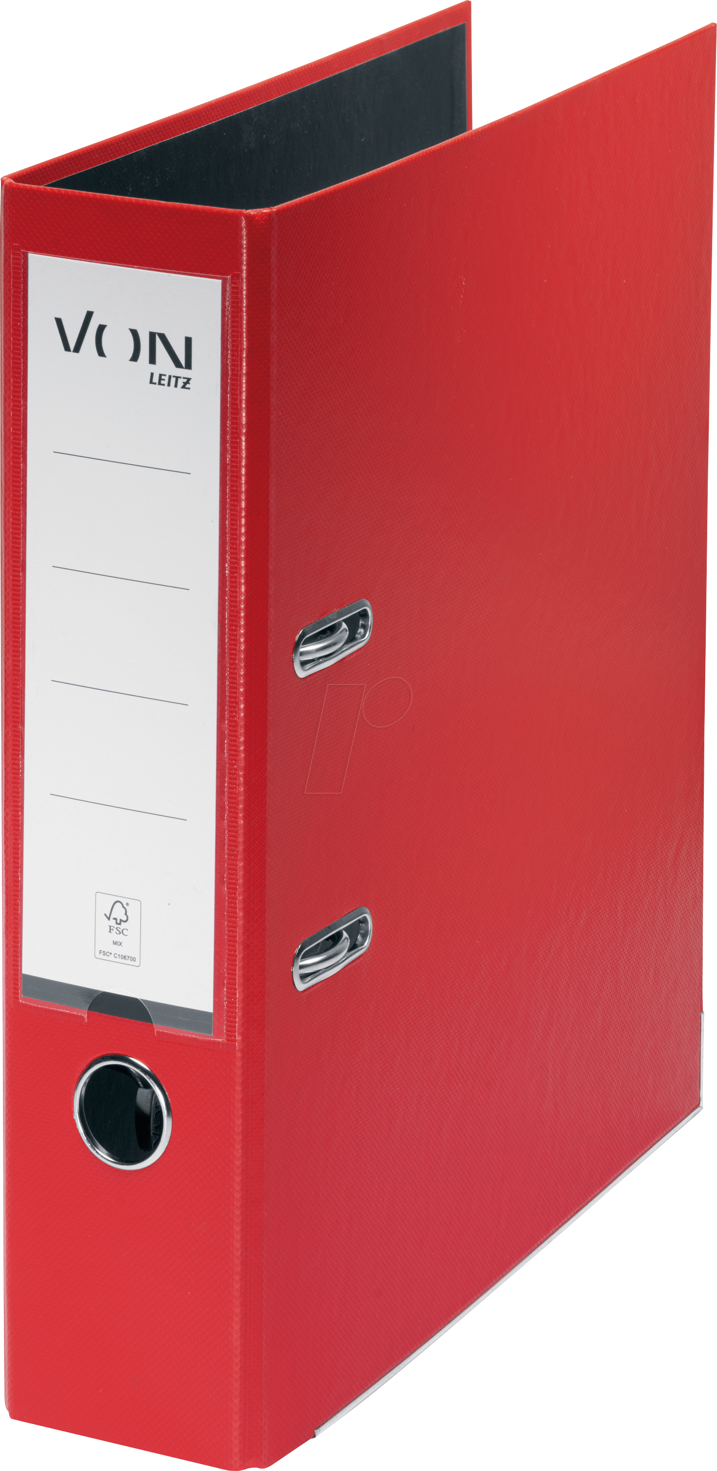 4002432132423 - VONL 10551025 - Ordner PP A4 80 mm rot