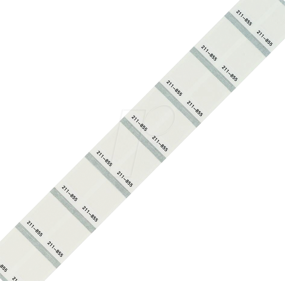 4050821656852 - 211-855 Etikett für Thermotransferbedruckung 18 x 9 mm Farbe Beschriftungsfeld Weiß Anzahl Etiketten 1000