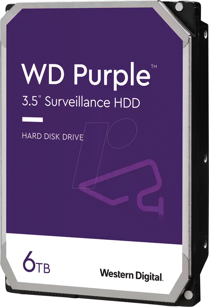 WD64PURZ - 6TB Festplatte WD Purple - Video