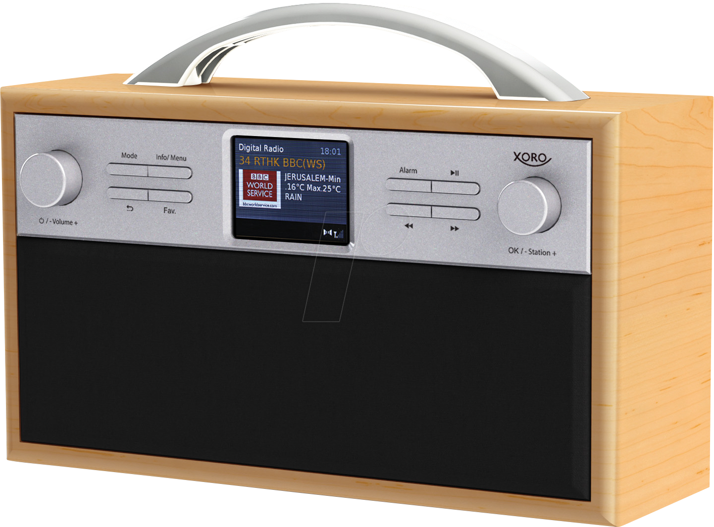 4260427612705 - XORO DAB250IR - WLAN-Stereo-Internetradio mit DAB+ FM