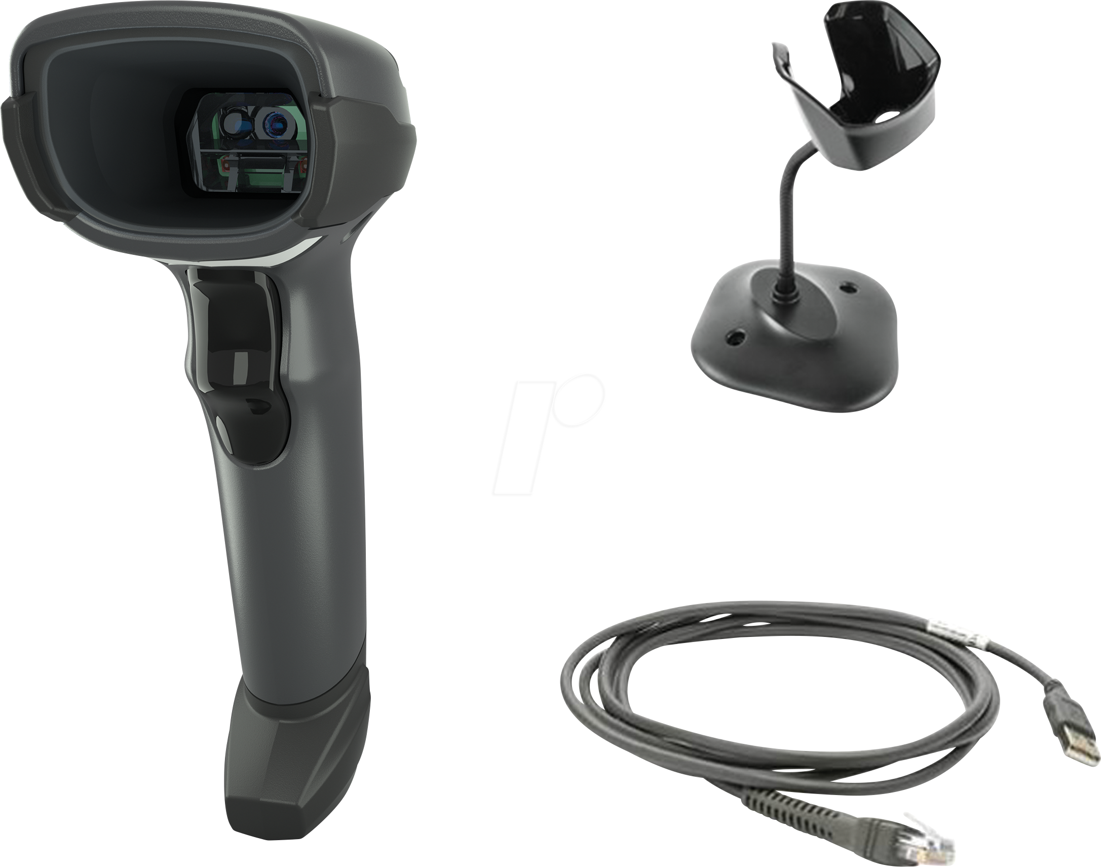ZEBRA DS4608HDST - Barcodescanner, 2D, USB, DS4608 High Density, mit Standfuß