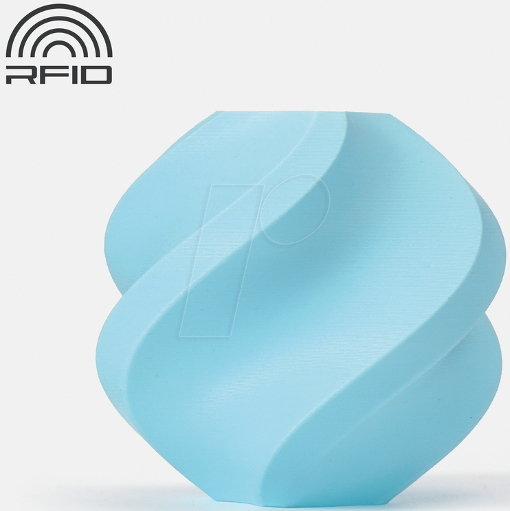 6975337030140 - BambuLab A01-B4-175-1000-splfree Matte Refill Filament PLA 175 mm 1000 g Eisblau Matt 1 St