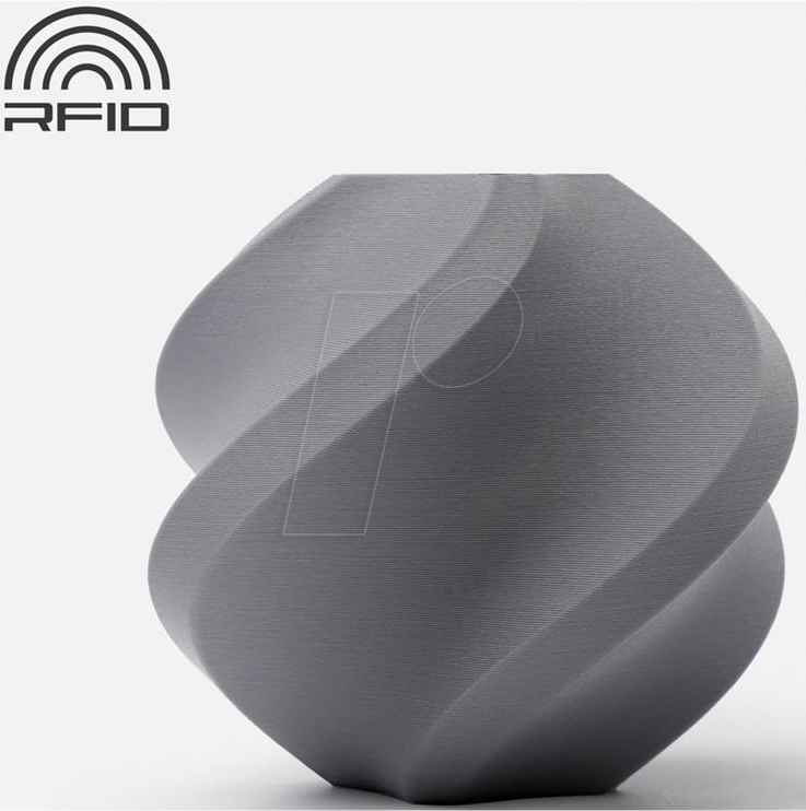 BambuLab A01-D3-175-1000-splfree Matte Refill Filament PLA 175 mm 1000 g Grau (matt) 1 St