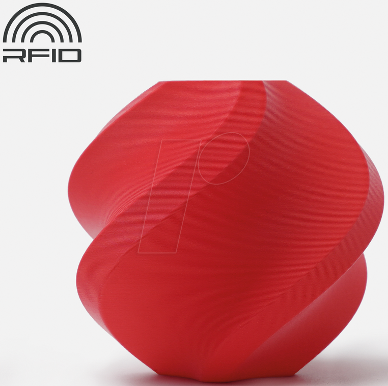 BambuLab A01-R1-175-1000-splfree Matte Refill Filament PLA 175 mm 1000 g Rot (matt) 1 St
