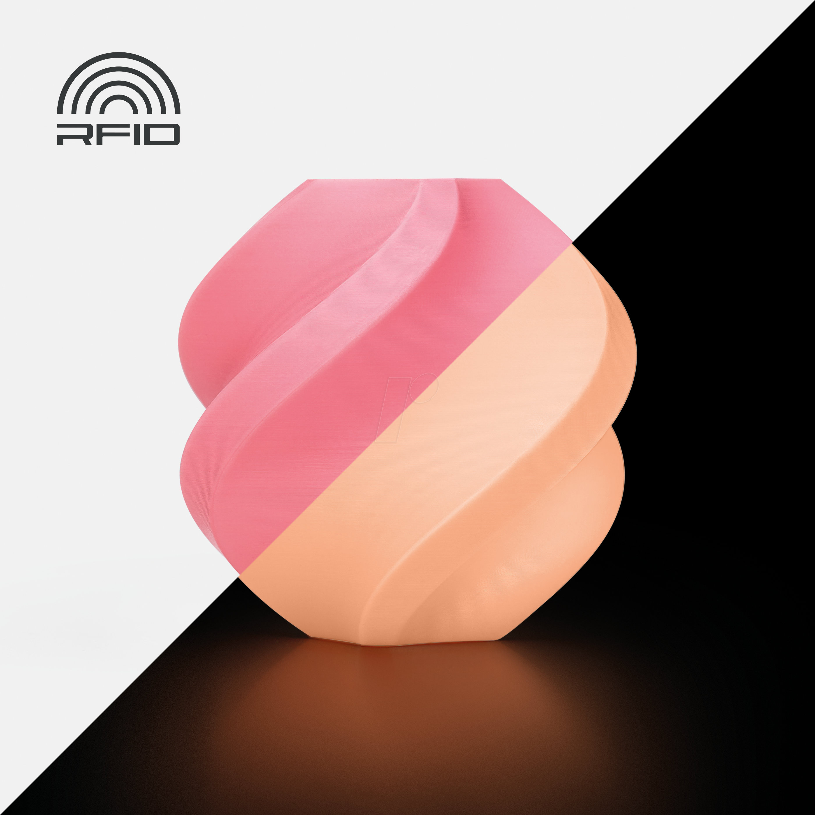 BL A12-R0-SPL - Filament, PLA Glow, Pink 1,75 mm, 1 kg