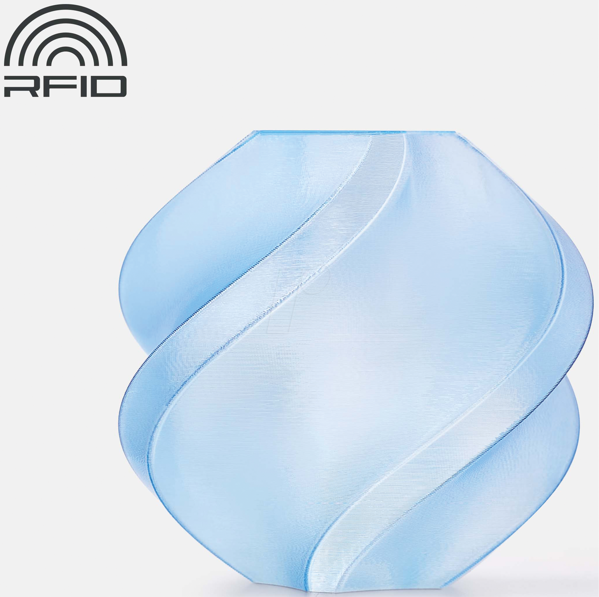 BL G01-B0-SPL - Filament, PETG Translucent, Hellblau, 1.75 mm, 1 kg