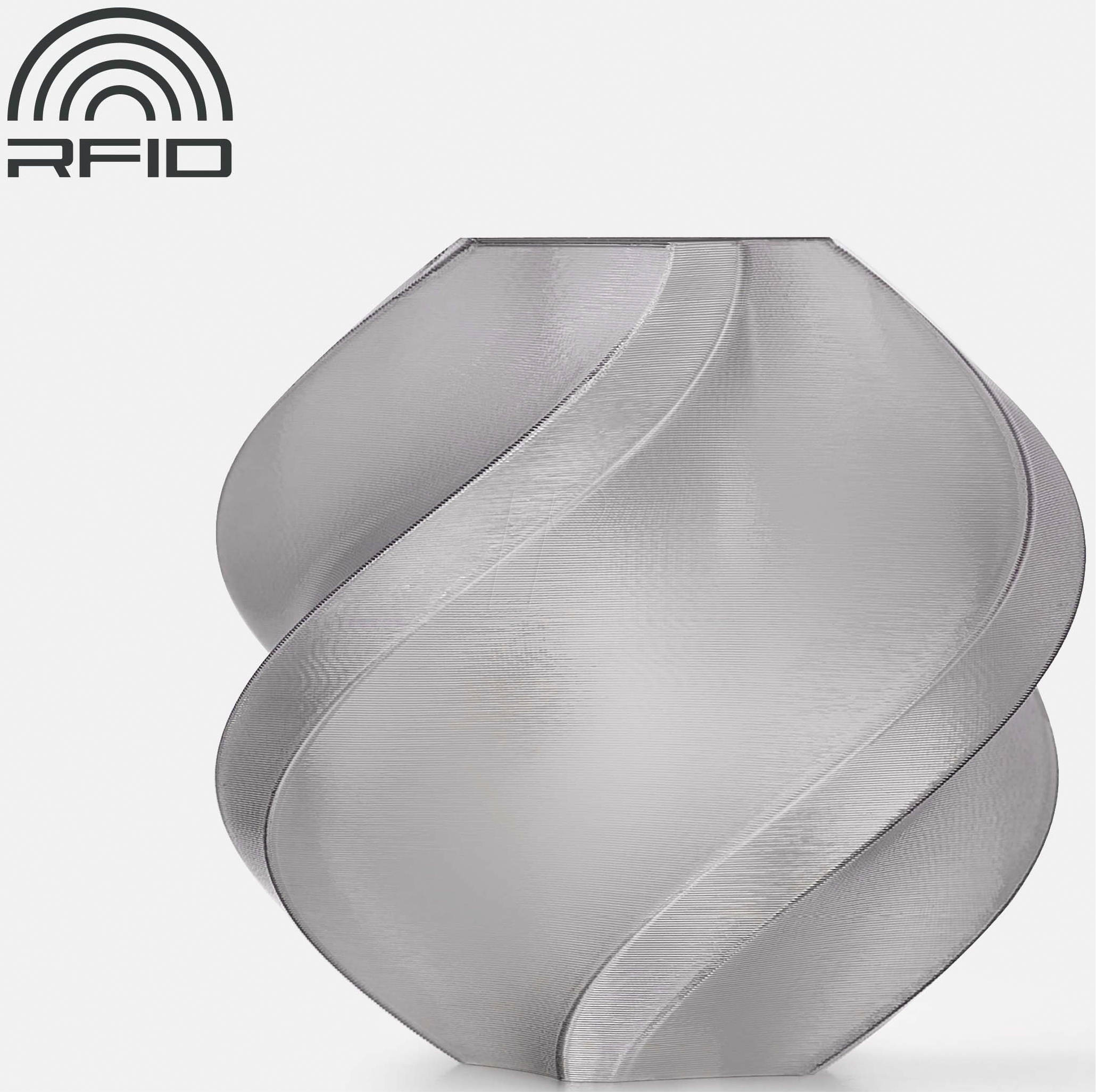 BL G01-D0-SPLFR - Filament, PETG Translucent, Refill, Grau, 1.75 mm, 1 kg