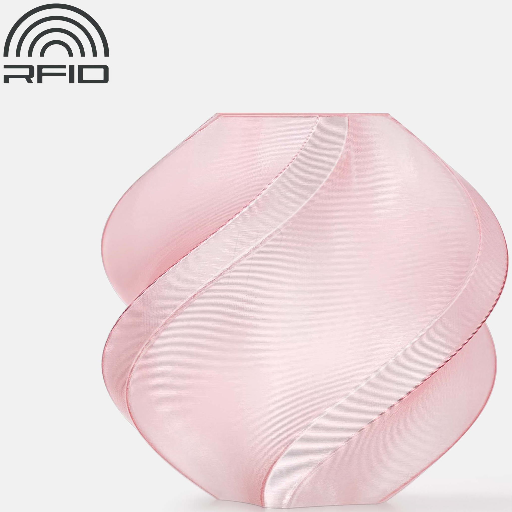 BL G01-P1-SPL - Filament, PETG Translucent, Rosa, 1.75 mm, 1 kg