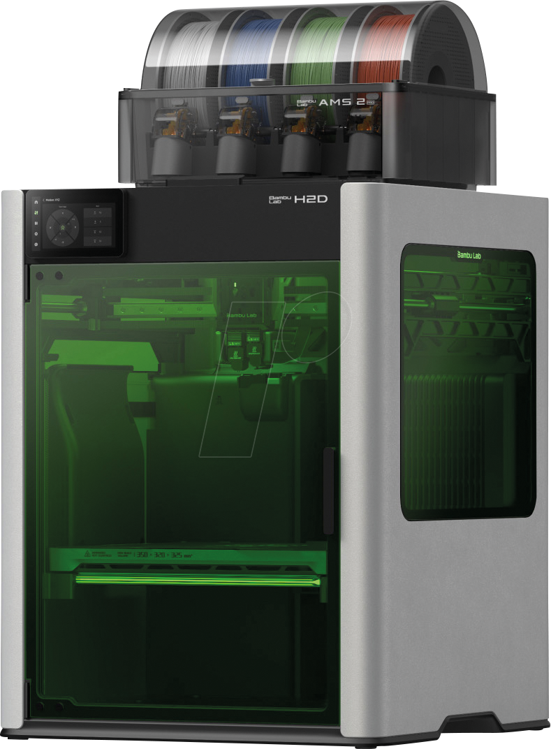 BL H2D LFC 10W - 3D Drucker, Bambu Lab H2D, 10 W Laser