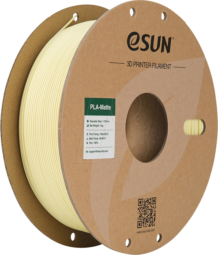 6922572201835 - 72201835 - Filament PLA-Matte 175 mm mandelgelb 1 kg