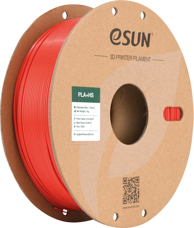 6922572204546 - 72204546 - Filament PLA+HS 175 mm rot 1 kg