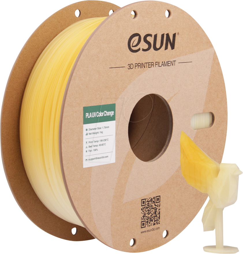 6922572215573 - 72215573 - Filament PLA-UV 175 mm gelb 1 kg