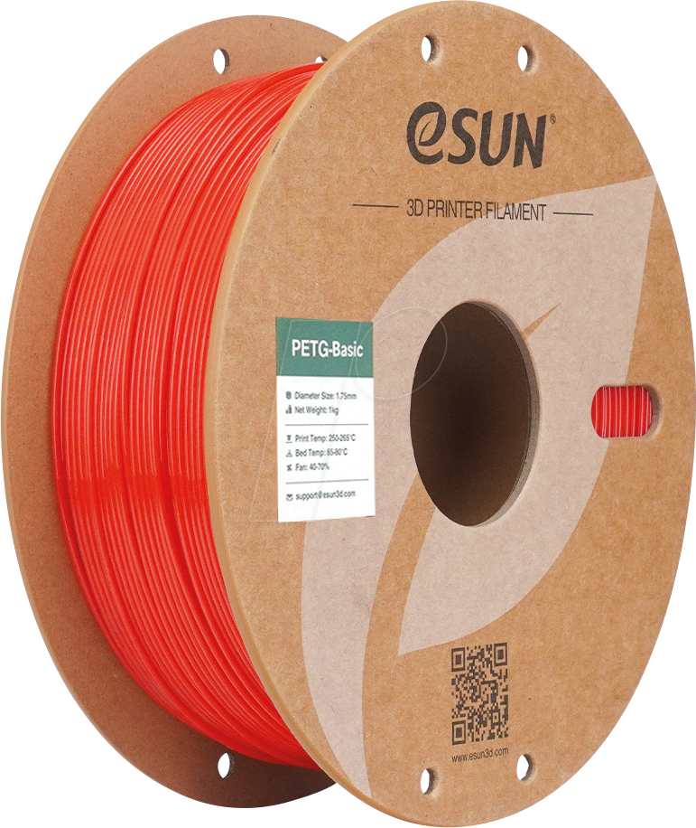 6922572217287 - 72217287 - Filament PETG-Basic 175 mm rot 1 kg