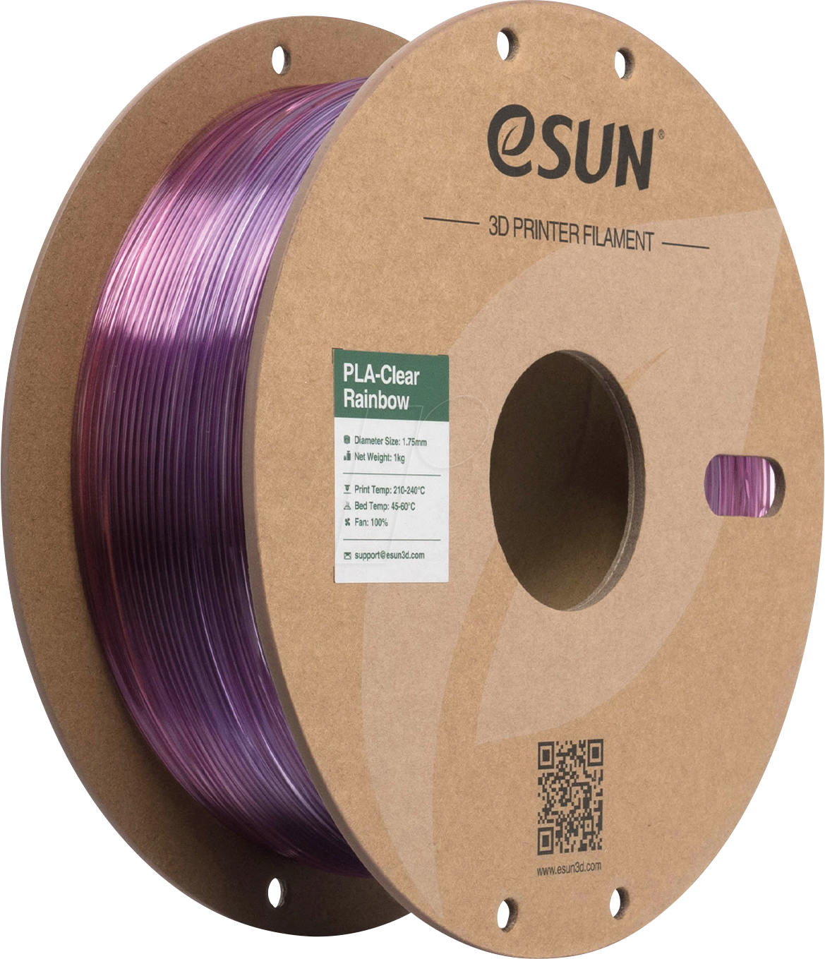 6922572217812 - 72217812 - Filament PLA-Clear 175 mm purpurrot 1 kg