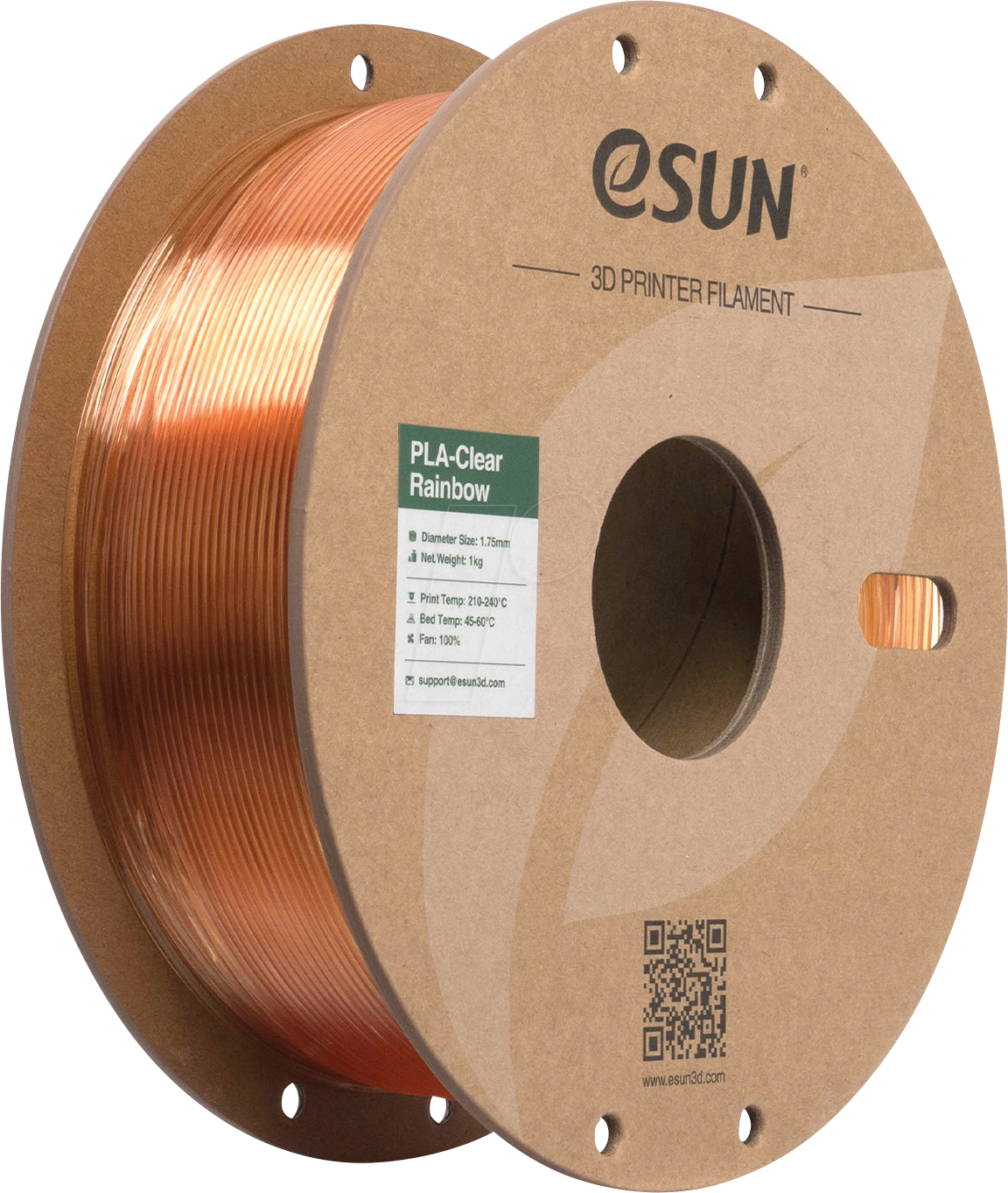 6922572217829 - 72217829 - Filament PLA-Clear 175 mm gelbrosa 1 kg