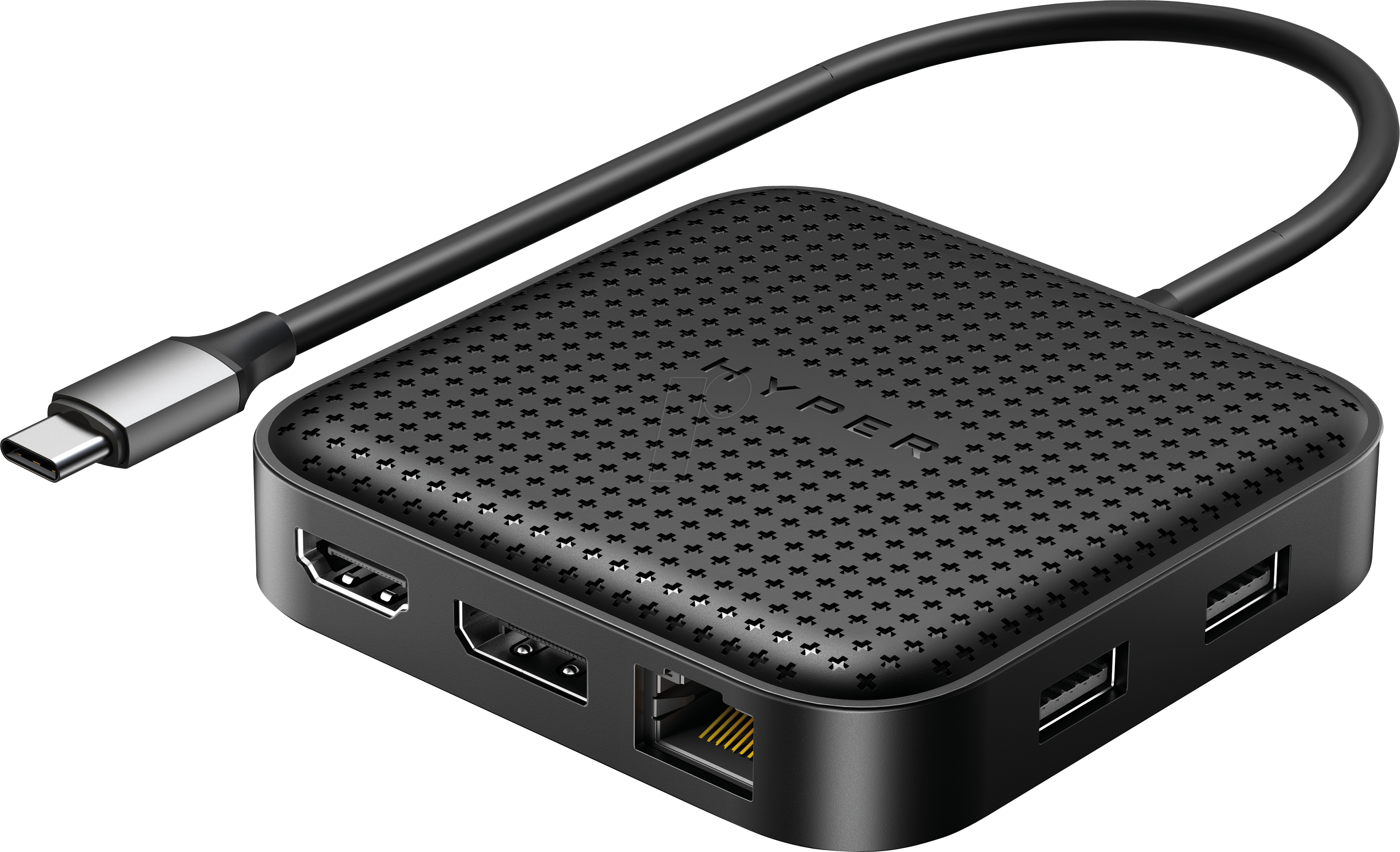 HYPER HD583-GL - PortReplicator/Dockingstation, USB-C, 8 Port