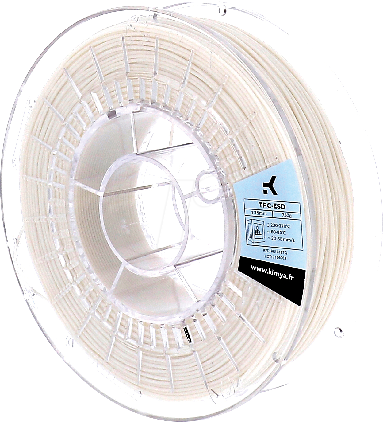 3112539359409 - KIMYA PE1018TQ - Filament TPC-ESD Natürlich 175 mm 750 g