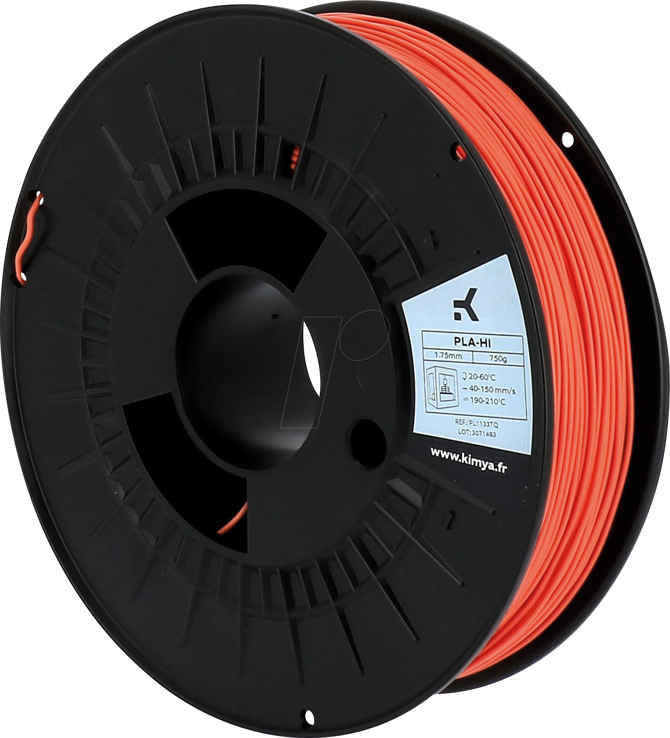 3112539793913 - PL1133TQ PLA-HI Filament PLA 175 mm 750 g Orange 1 St