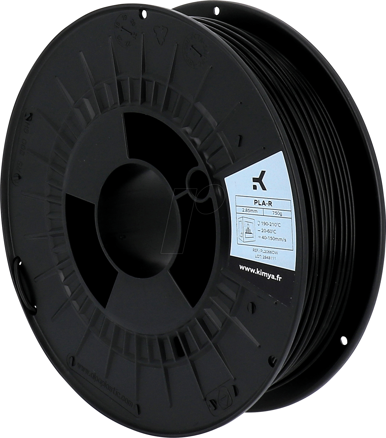 3112539765019 - PL2066OW PLA-R Filament PLA 285 mm 750 g Schwarz 1 St