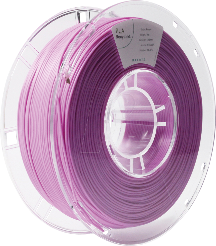 0093988901780 - PMMA-1013-006 - Filament PLA Recycled Purpur 175 mm 1 kg