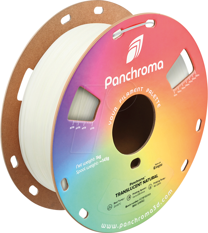 6938936715306 - POLYMAKER CA2037 - Filament Panchroma PLA Translucent Natural 175 mm 1 kg 6938936715306 - POLYMAKER CA2037 - Filament Panchroma PLA Translucent Natural 175 mm 1 kg