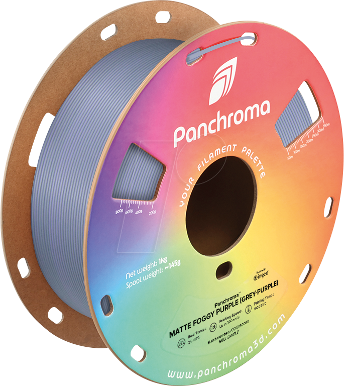 6938936715849 - POLYMAKER CA4046 - Filament Panchroma PLA Dual Matte Foggy Purple 175 mm 1 kg