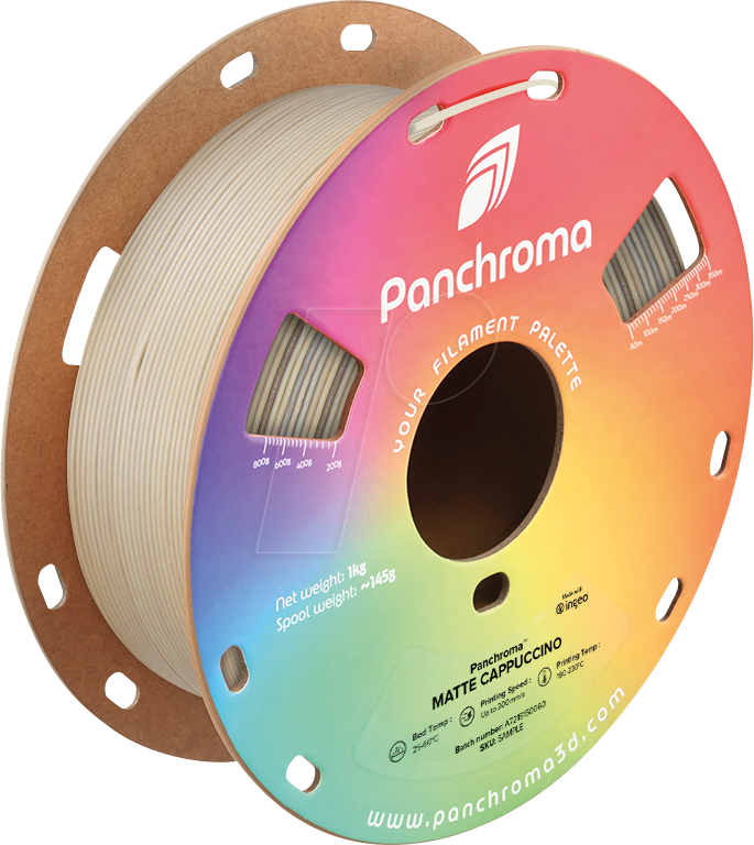 6938936716075 - POLYMAKER CA4059 - Filament Panchroma PLA Gradient Matte Cappuccino 175 mm 1 k 6938936716075 - POLYMAKER CA4059 - Filament Panchroma PLA Gradient Matte Cappuccino 175 mm 1 k