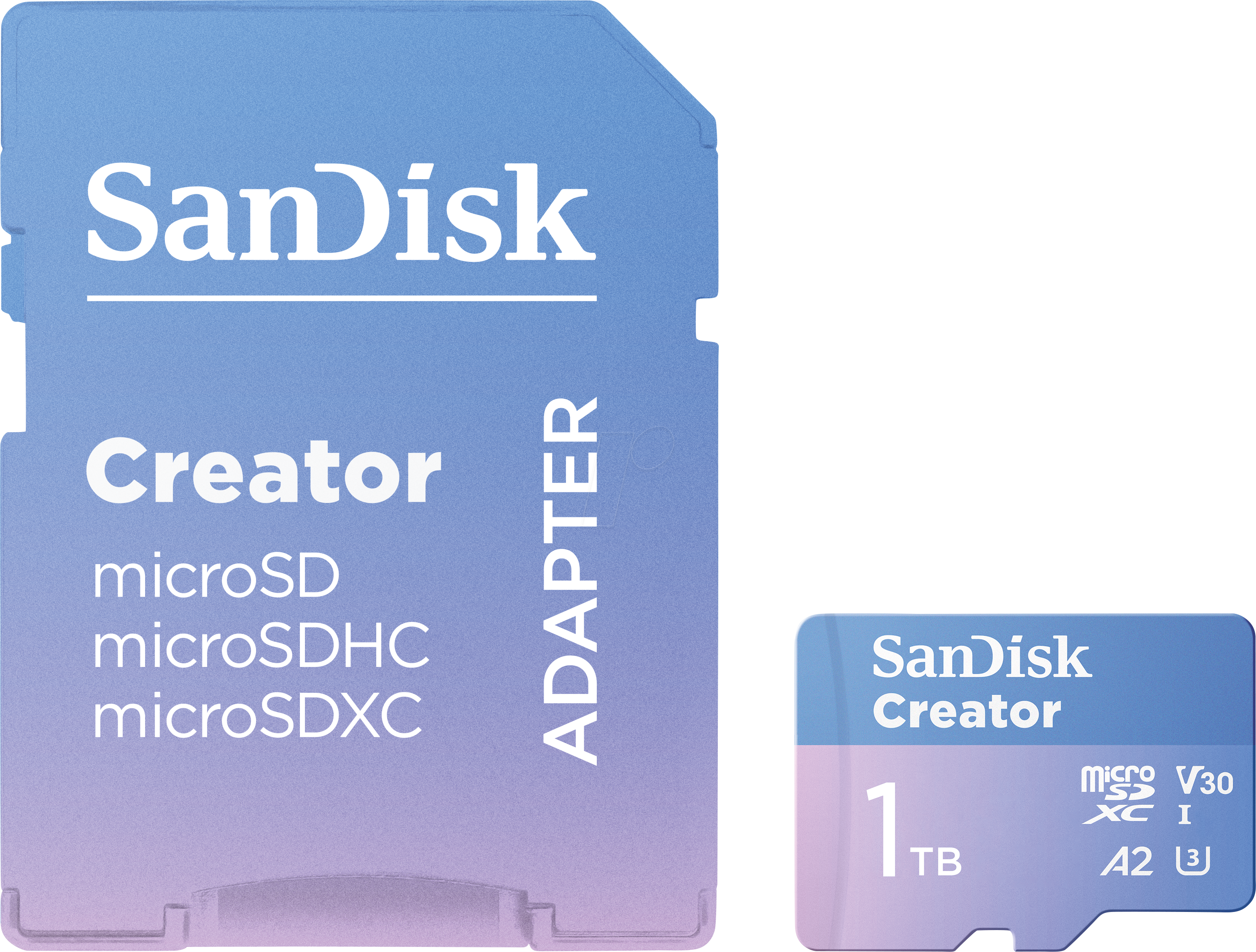0619659217228 - SDSQXAV1T00GN6MS - microSDXC-Speicherkarte 1TB SanDisk Creator 0619659217228 - SDSQXAV1T00GN6MS - microSDXC-Speicherkarte 1TB SanDisk Creator