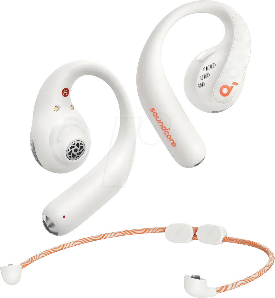 0194644153489 - Soundcore AeroFit Pro - True Wireless-KopfhÃ¶rer mit Mikrofon - offenes Ohr - Ã¼ber dem Ohr angebracht - Bluetooth - weiÃ