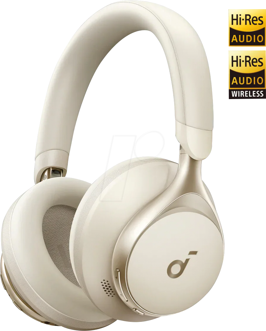 S-CORE A3035G21 - Kopfhörer, Over-Ear, Bluetooth, Space One, creme