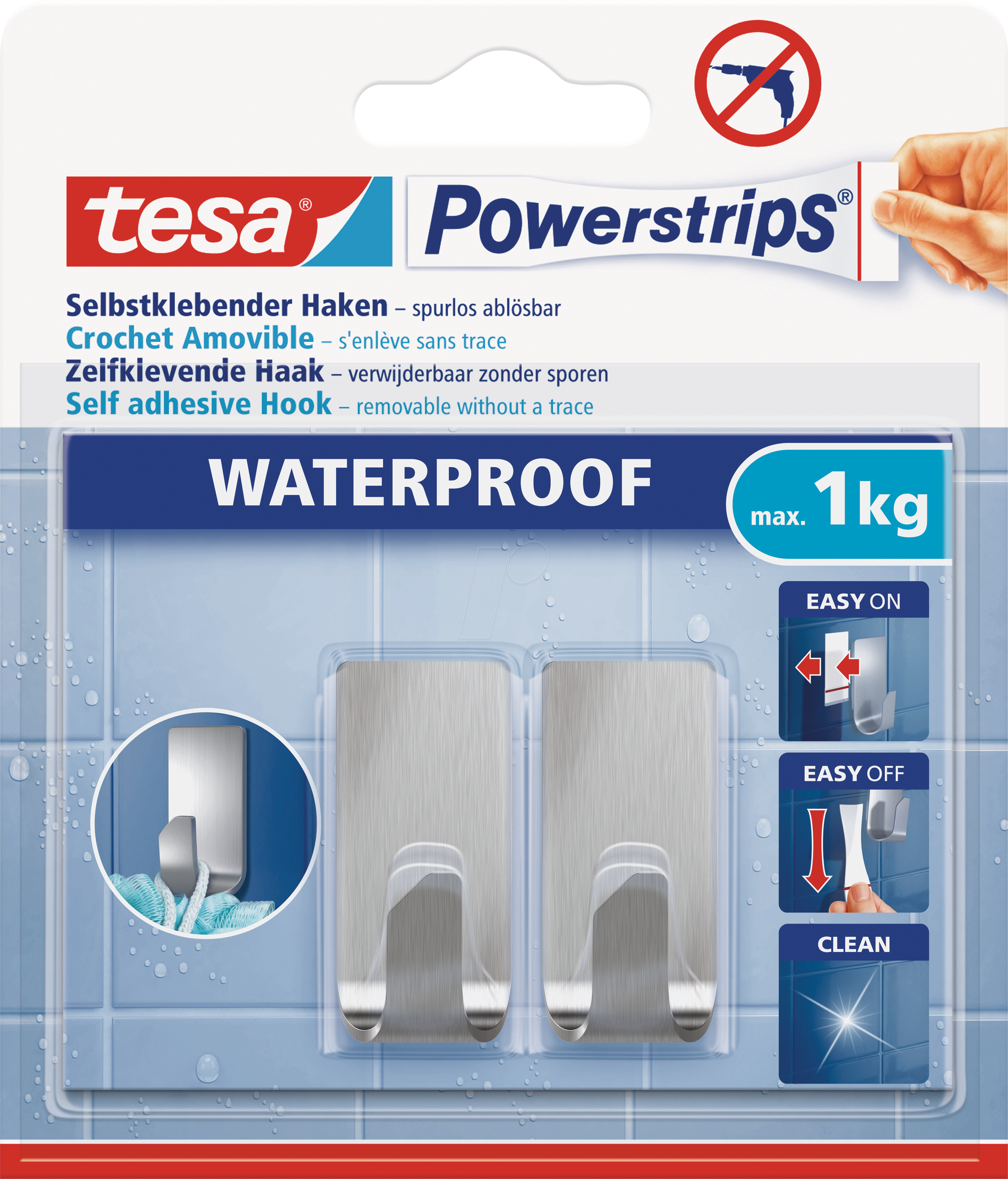Image of TESA 59777 - tesa® Powerstrips® Waterproof Strips Small