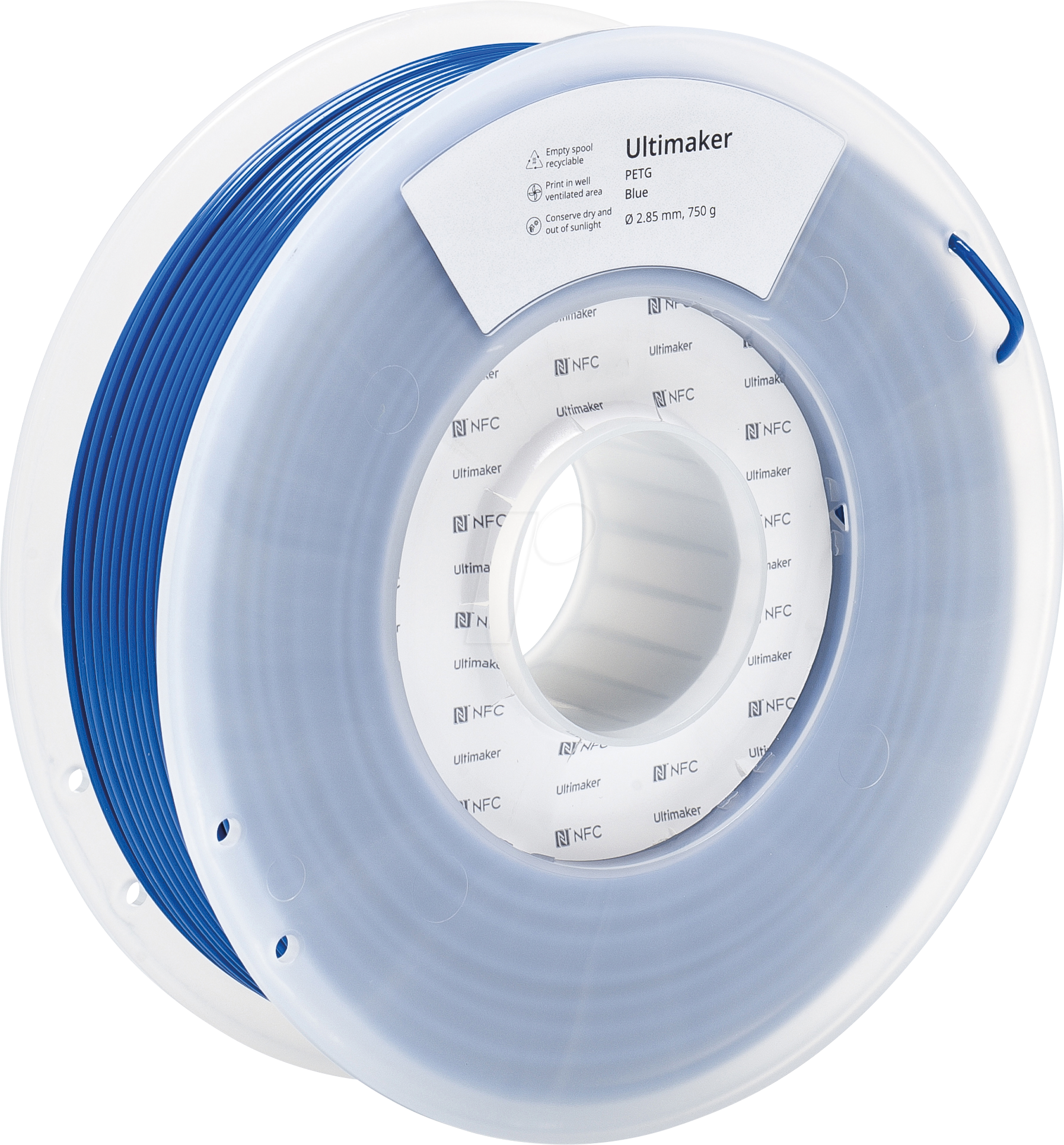 ULTIMAKER 227333 - PETG-Filament - blau - 2,85mm - 750g