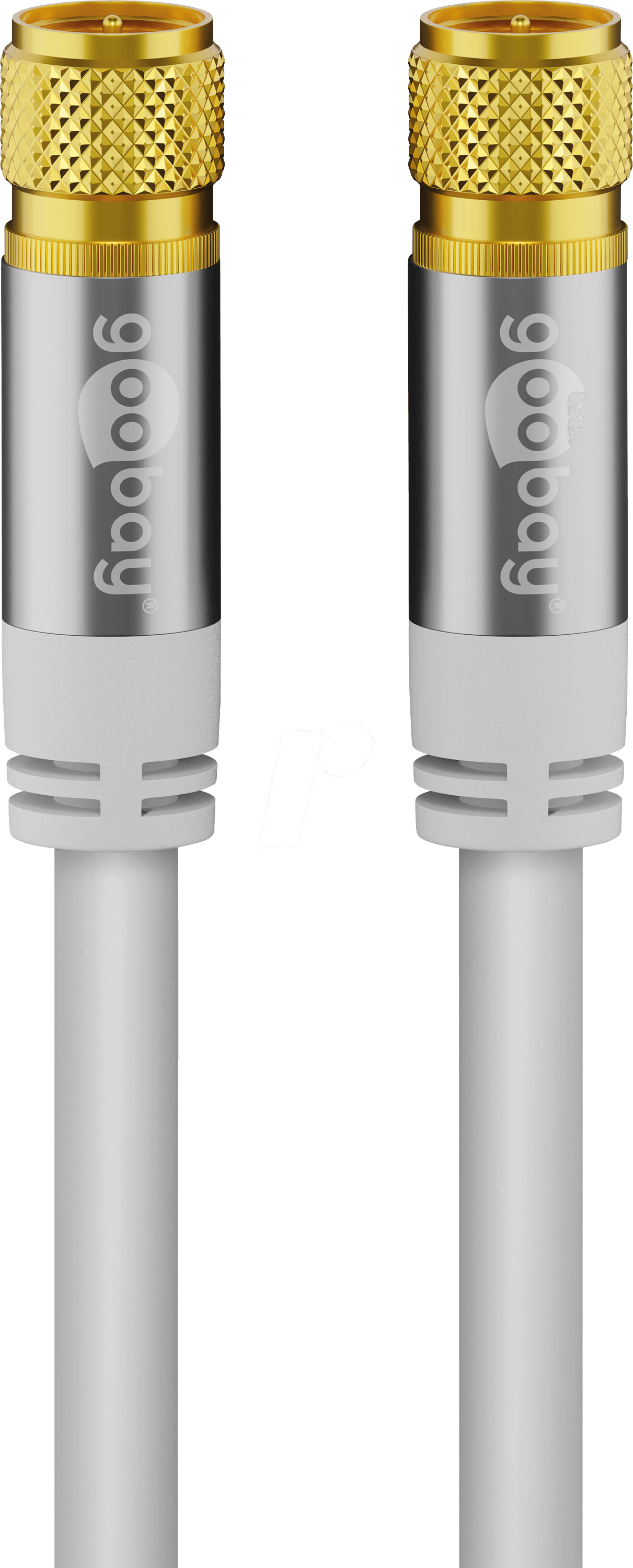GOOBAY 70653 - Antennenanschlusskabel (F) (135 dB typ) 4x geschirmt, 10,0 m