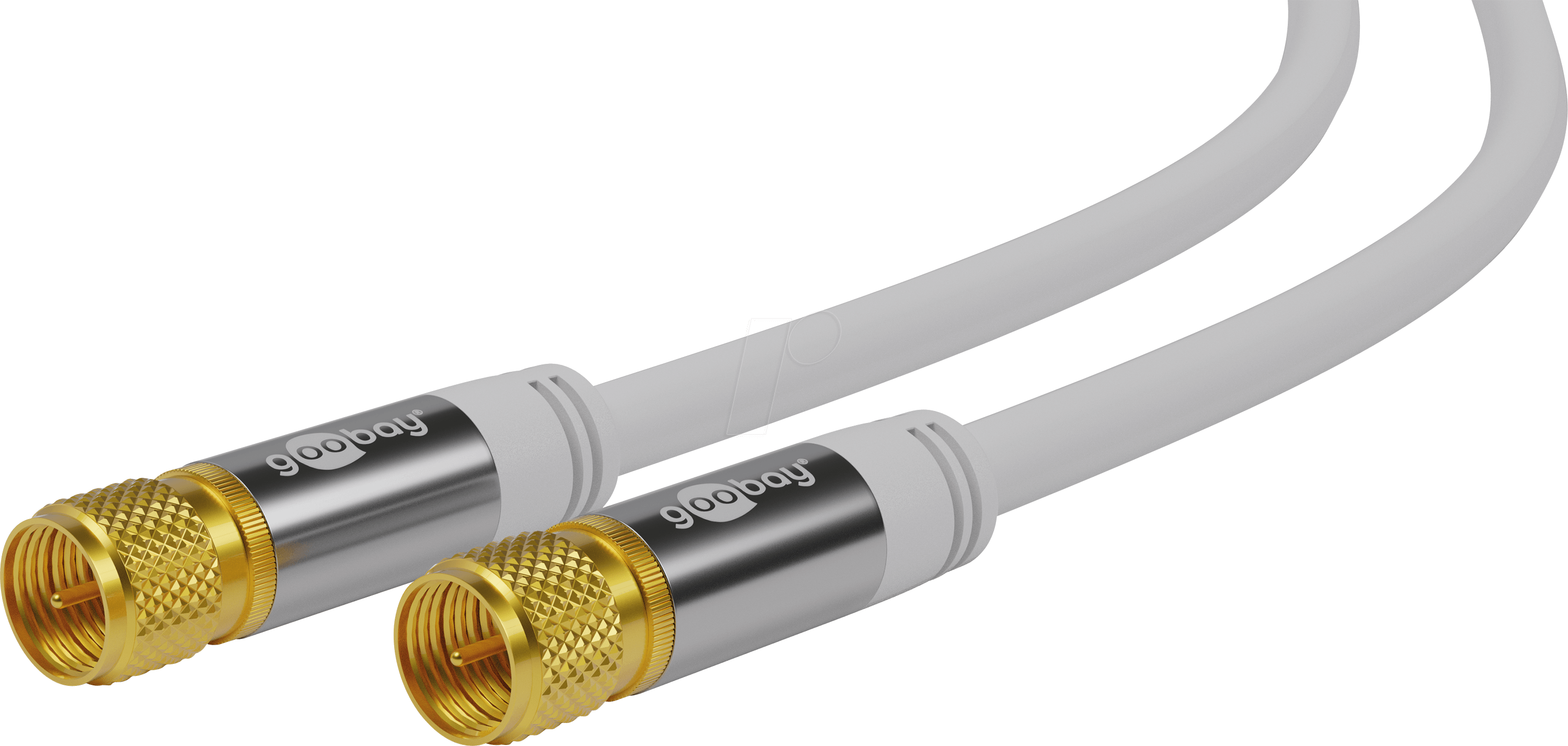 GOOBAY 70598 Antenna connection cable (F) (135 dB type) 4x shielded, 1