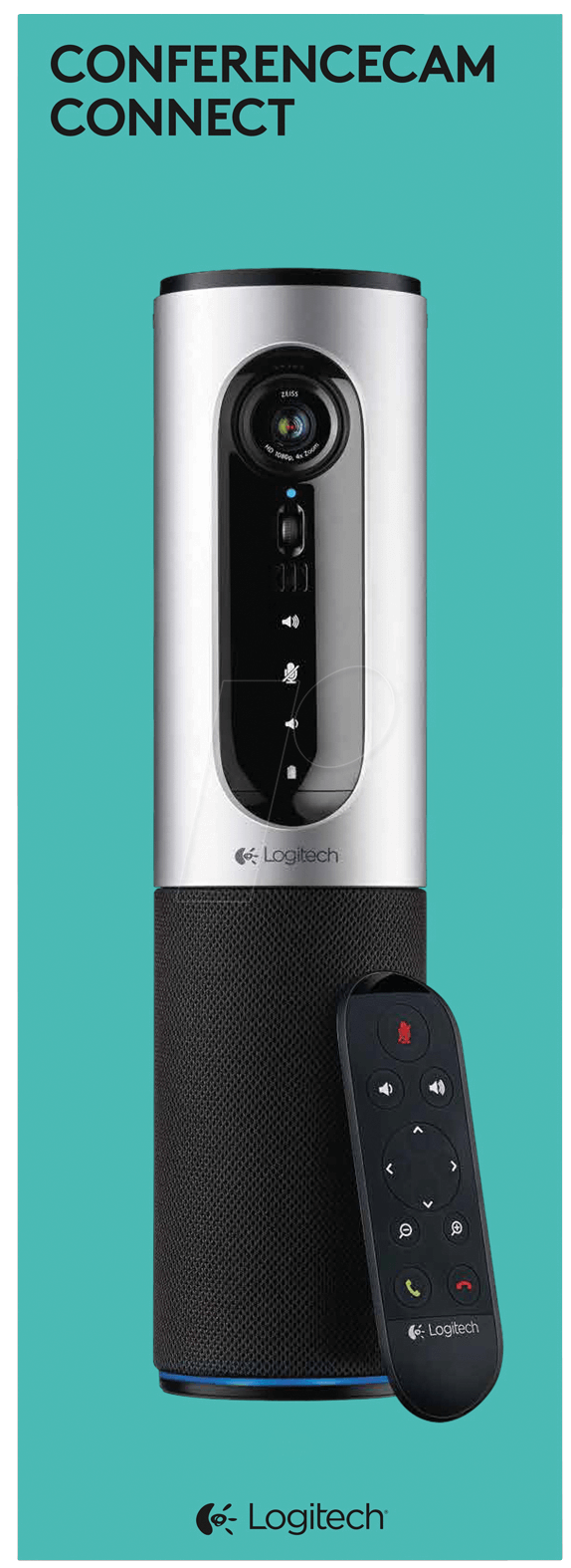 Logitech Conference Cam Connect - visioconférence HD 1080p Logitech Conference Cam Connect - visioconférence HD 1080p