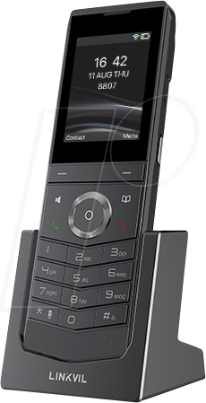 6937295604801 - W611W V2 - IP-Telefon WLAN 4 SIP-Lines