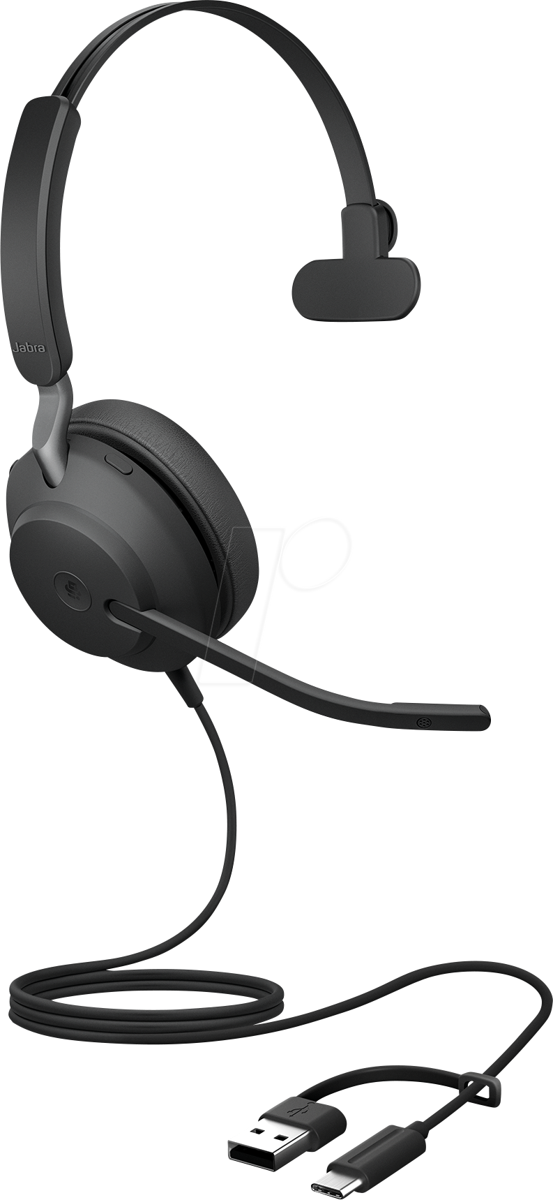 JA 24189-889-799 - Headset, Jabra Evolve2 40 SE, USB C/A, UC, Mono
