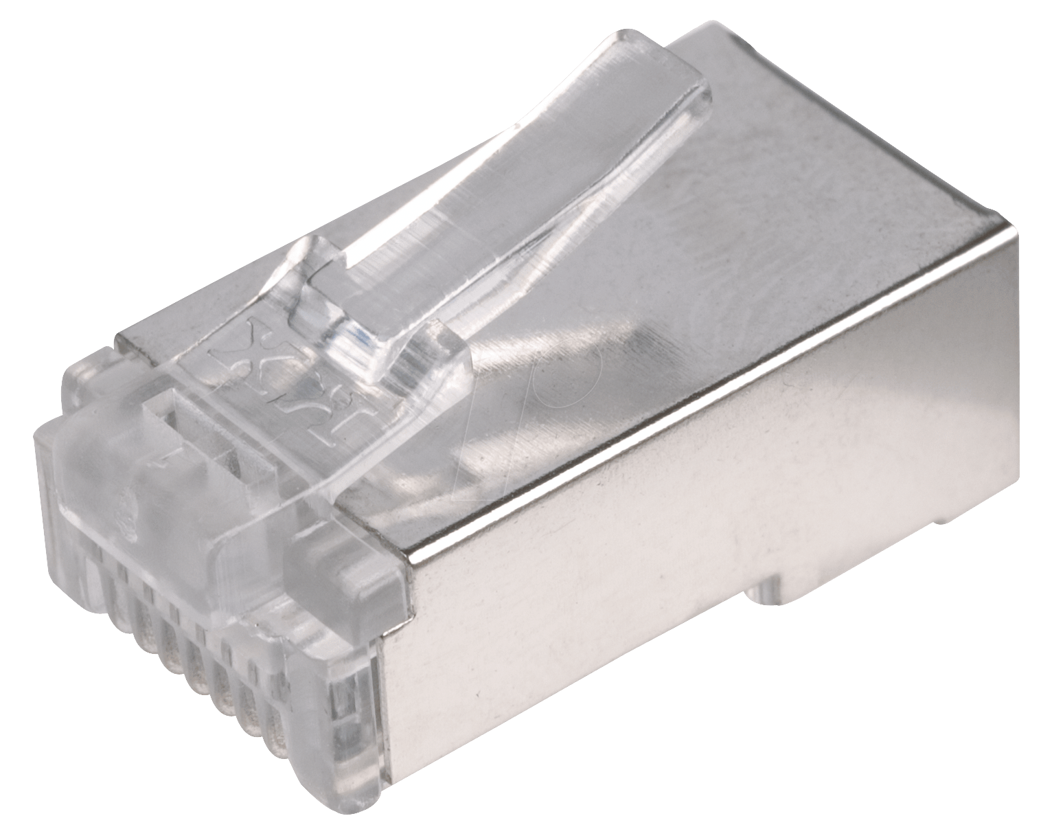MP 8-8RG - Modular Stecker RJ45 für Rundk., 8/8, geschirmt