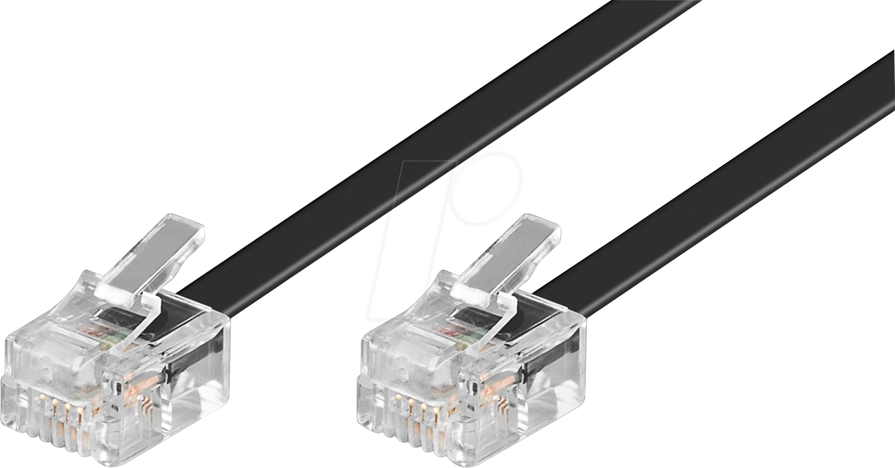 WK 6-4 6M - Modularanschlusskabel (6P4C), 6 m