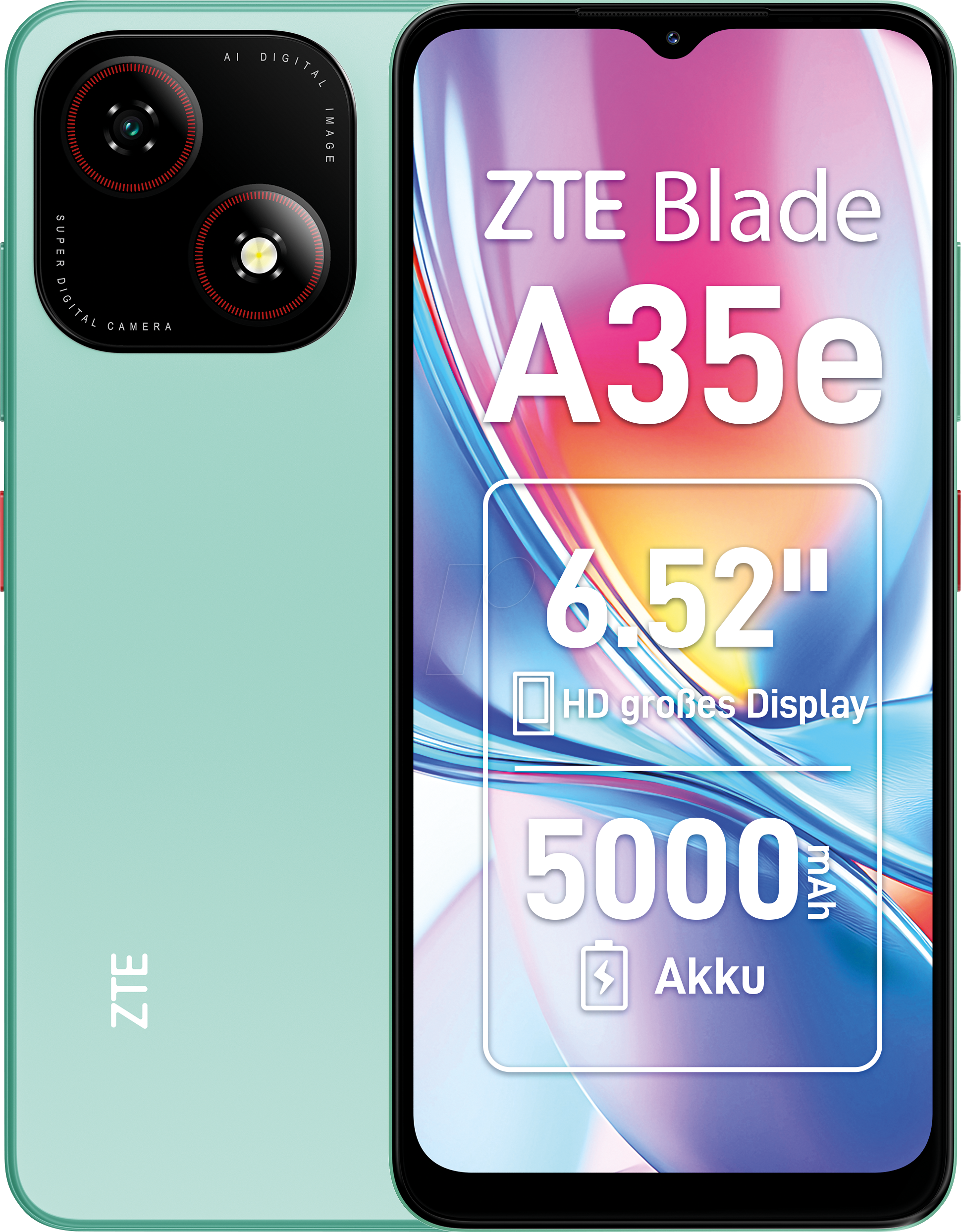 6902176132445 - ZTE A35E GN - Smartphone Blade A35e grün