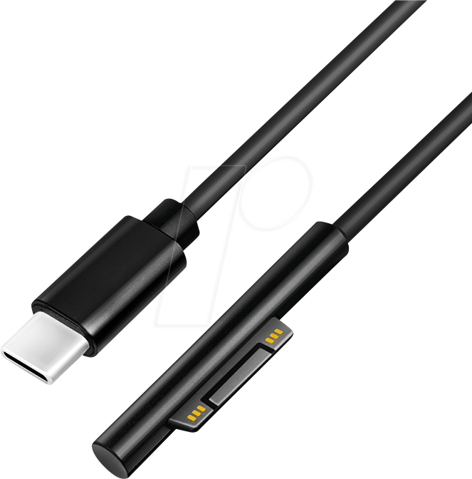 4052792074932 - LOGILINK PA0342 - Sync- & Ladekabel USB-C zu Surface Stecker 18 m