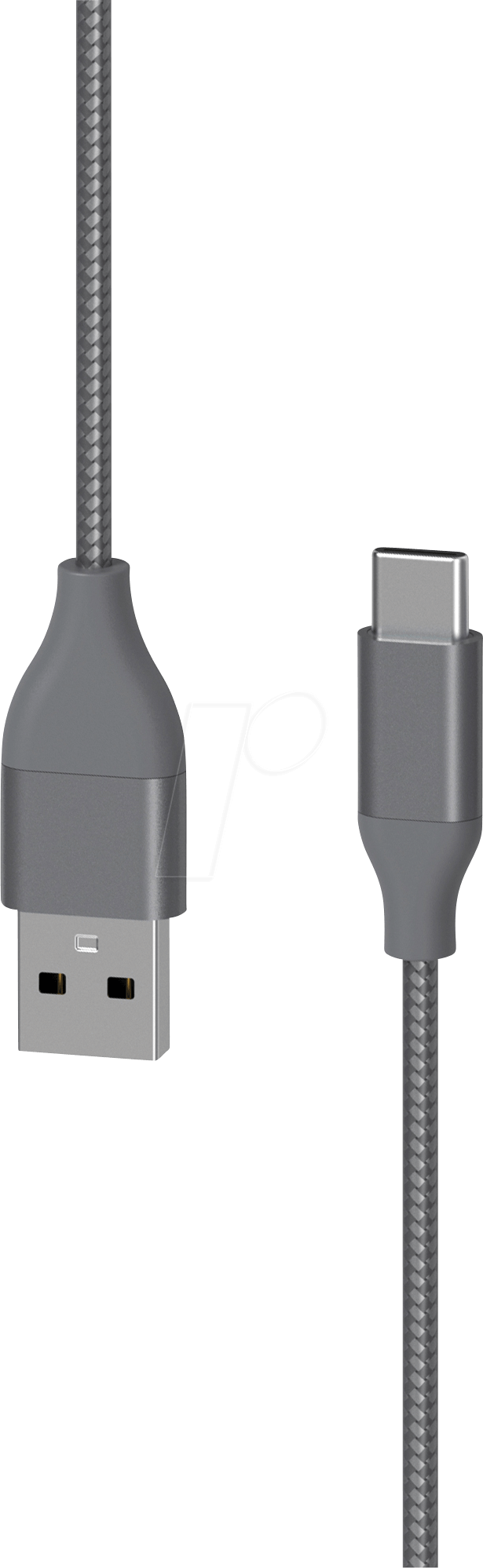 4260458921999 - Kabel PREMIUM Metallic USB to Type C (USB-C) Cable 15 m (Fast Charging 3A USB 20) Space Grey