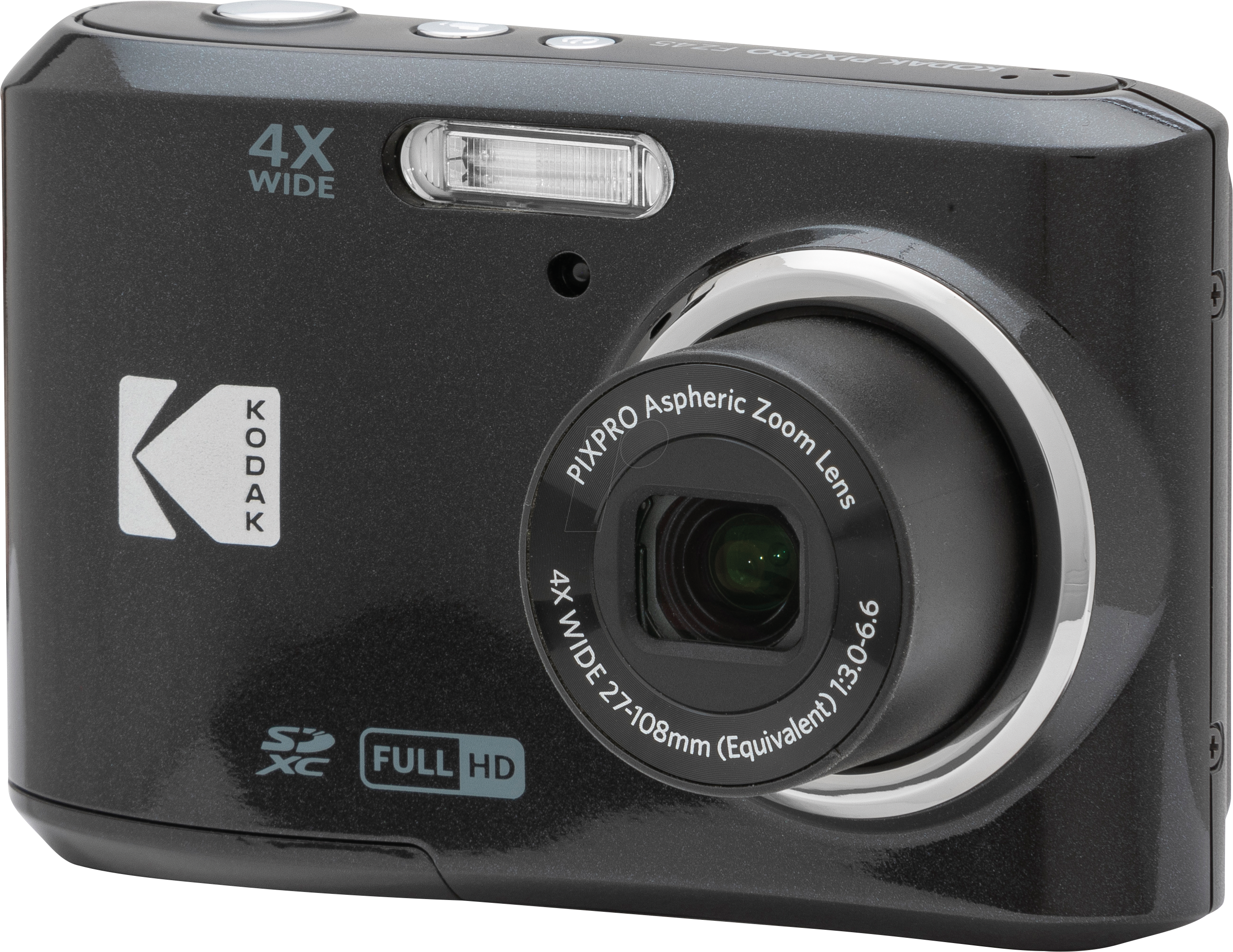 KODAK FZ45BK - Digitalkamera, 16MP, 4x Zoom, schwarz