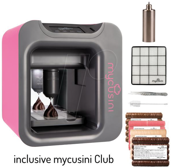 MYCUSINI 00056 - 3D Drucker, Mycusini 2.0, Food, Comfort-Pack, pink