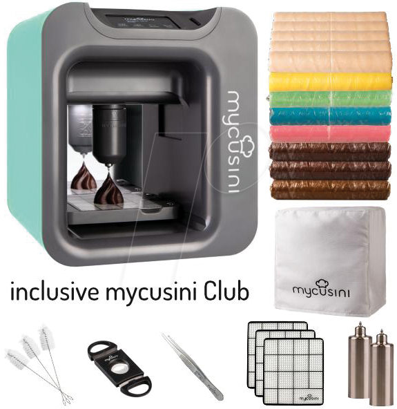 MYCUSINI 00081 - 3D Drucker, Mycusini 2.0, Food, Premium-Pack, mint