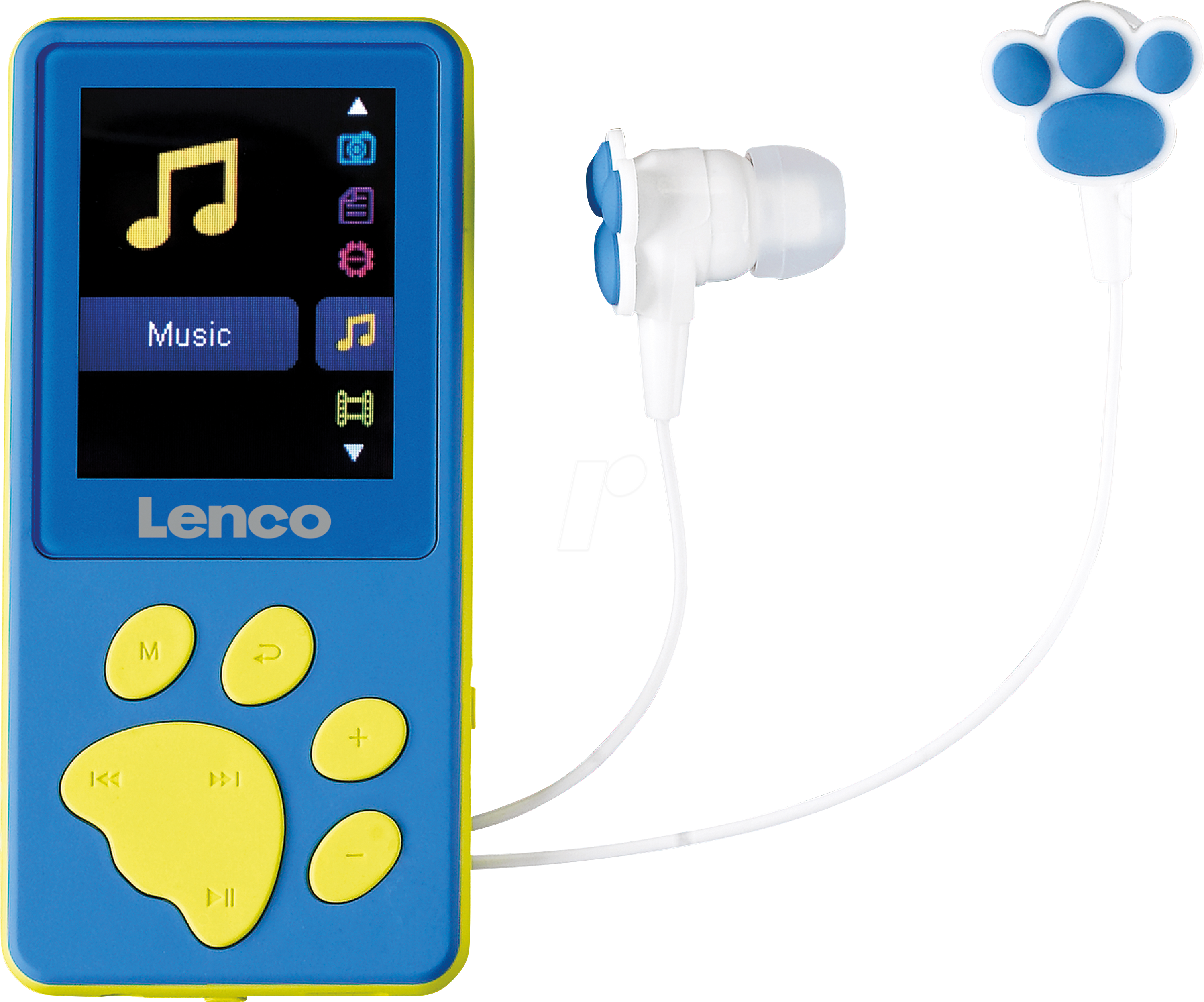 Lenco Xemio-560BU - MP3/MP4 player with 8GB memory - Blue - MP3 Spieler 8 GB