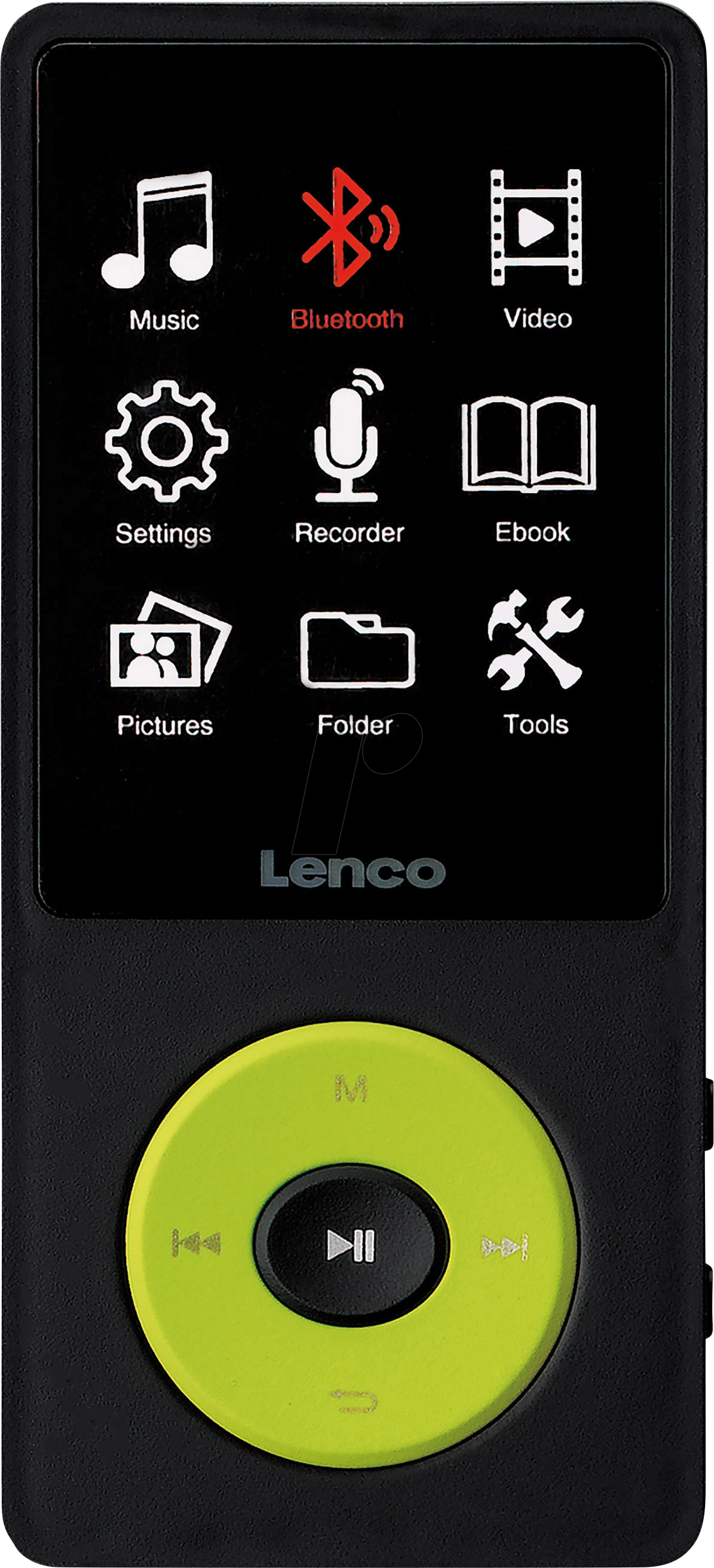 LENCO XEMIO860GN - MP4-Player, 8GB, Bluetooth, Akku, grün