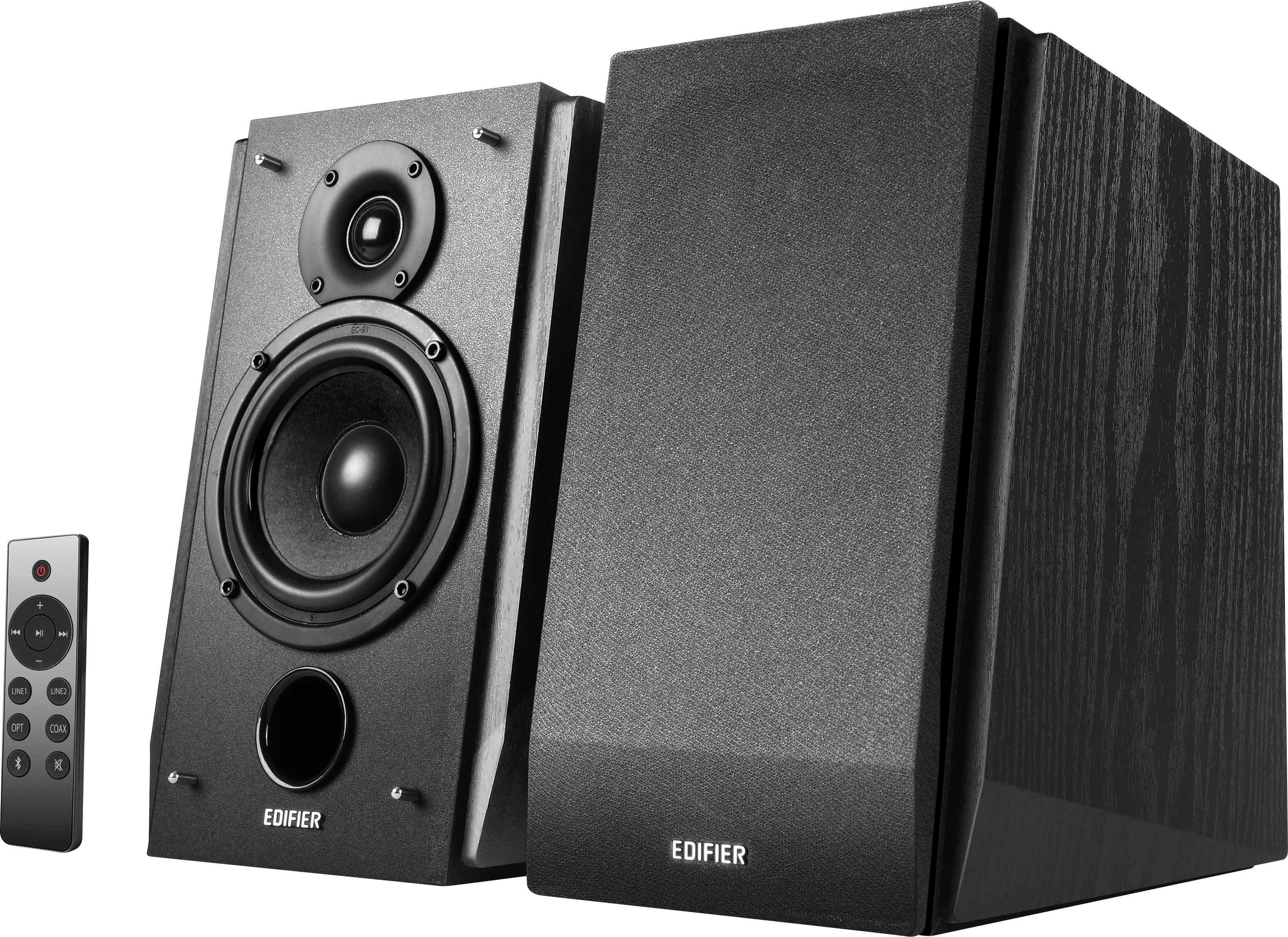 EDIF R1855DB BK - Lautsprecher, Bluetooth, Stereo, optisch, koaxial, schwarz