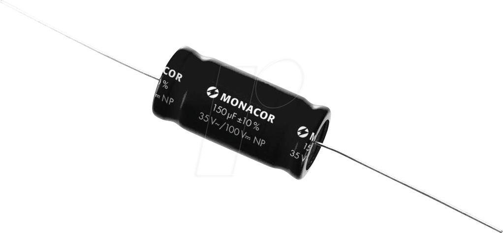 MON LSC-1500NP - MONACOR Bipolare Elektrolytkondensatoren, 150 µF