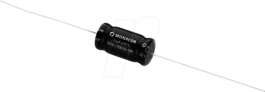 MON LSC-150NP - MONACOR Bipolare Elektrolytkondensatoren, 15 µF